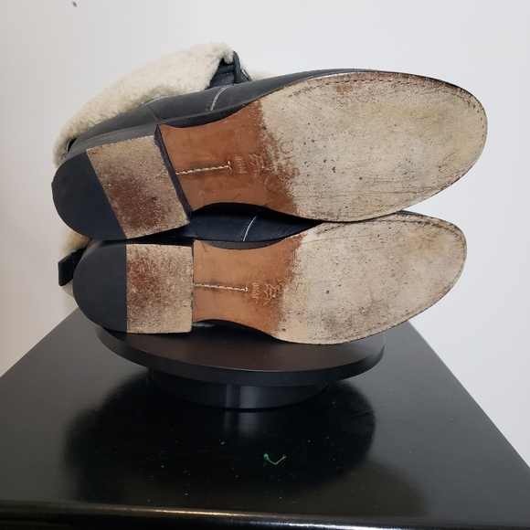 Micheal Micheal Kors Women's Fur Lining Leather Ankle Boots Size 8.5 - Picture 7 of 8